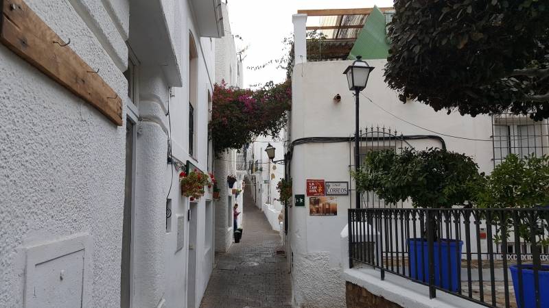 In den schmalen Gassen von Mojacar Pueblo In den schmalen Gassen von Mojacar Pueblo